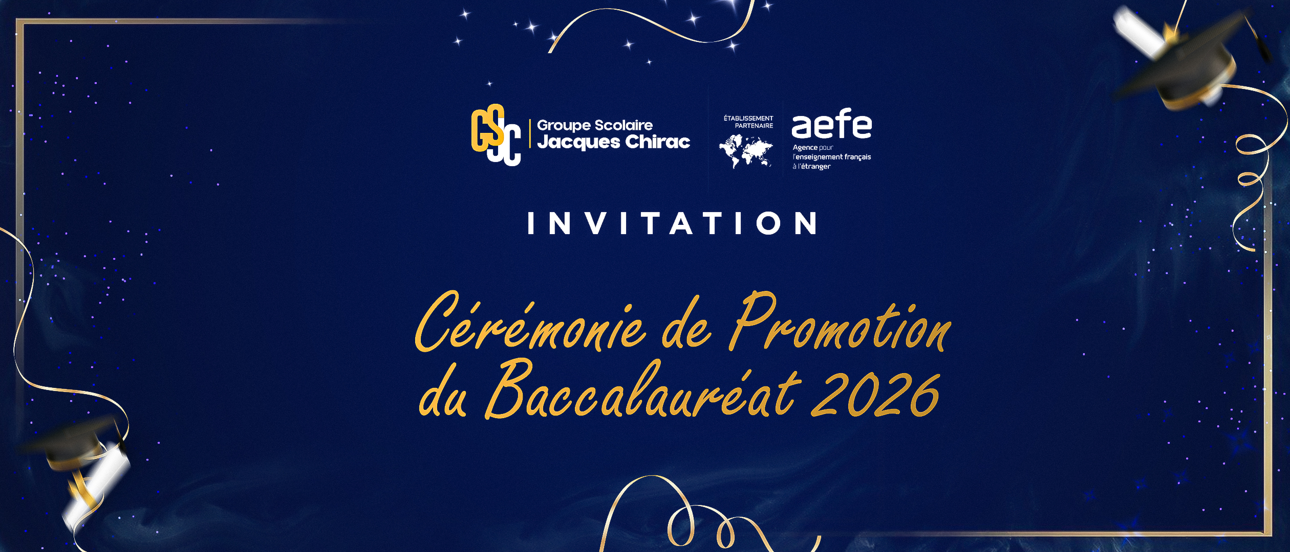 Invitation à la Cérémonie de Promotion du Baccalauréat 2026