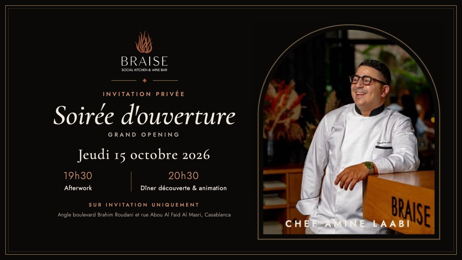 Braise - Soirée d’ouverture