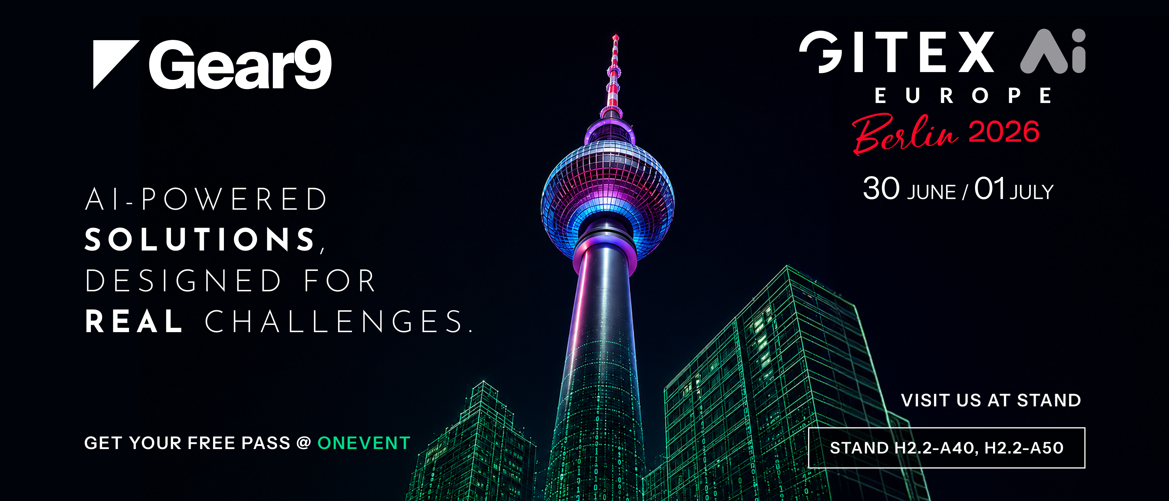 Meet Gear9 at GITEX Europe 2026